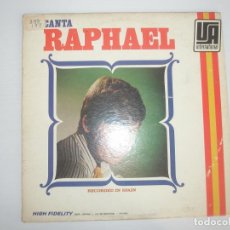 Discos de vinilo: RAPHAEL CANTA RAPHAEL LP UA INTERNATIONAL US UNS 15514 - RAPHAEL