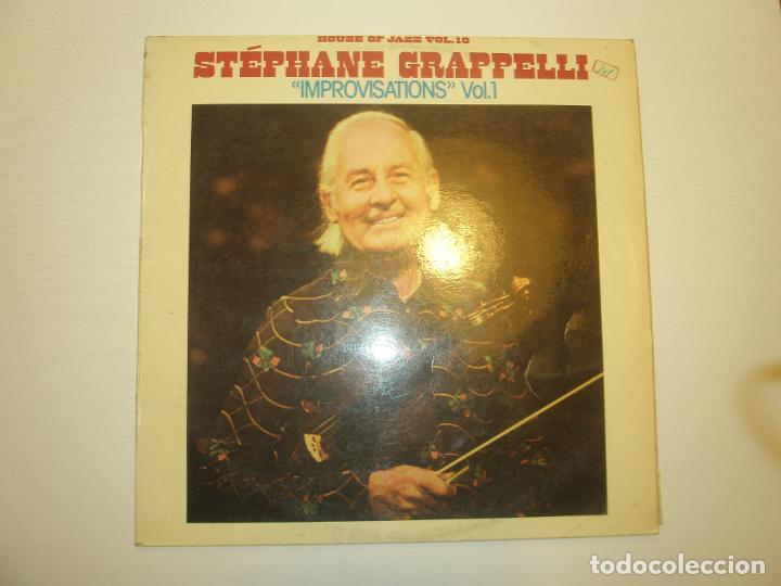 Discos de vinilo: Stephane Grappelli Improvisations vol. 1 1981 lp Barclay  Spain 17.2635/3 - Stephane Grappelli - Foto 1