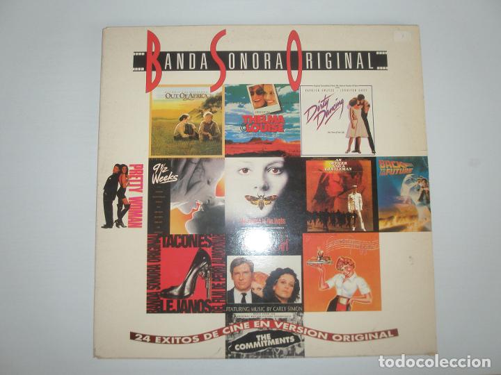 Discos de vinilo: Various BSO 24 exitos de cine en versi&oacute;n original 1992 lp mca records  Spain MCA 18908 (5H) - Variou - Foto 1