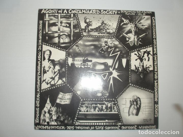 Vinyl-Schallplatten: Agony of a contaminated society. Screaming for a better future Vol. III  1992 lp Campary records  Ge