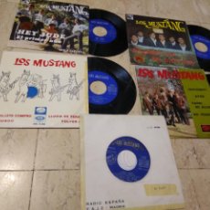 Discos de vinilo: LOS MUSTANG-LOTE CINCO DISCOS-TRES EP Y DOS SINGLES-