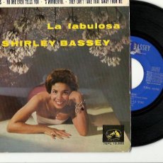 Discos de vinilo: SHIRLEY BASSEY. LA FABULOSA SHIRLEY BASSEY ( VINILO EP 1963). Lote 201540500