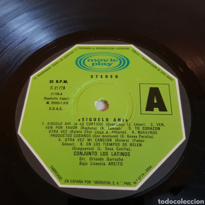 Discos de vinilo: A BAILAR CON LOS LATINOS DE CUBA - Foto 3