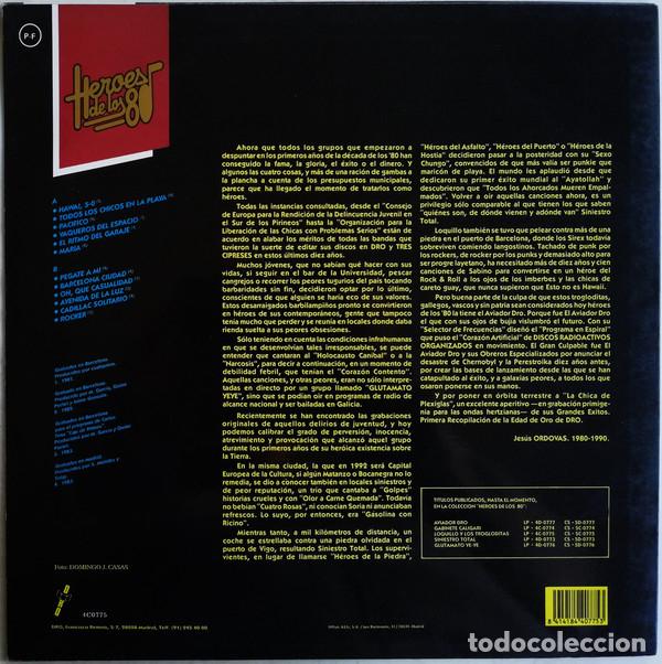 Discos de vinilo: LOQUILLO Y LOS TROGLODITAS - HEROES DE LOS 80 - Foto 2