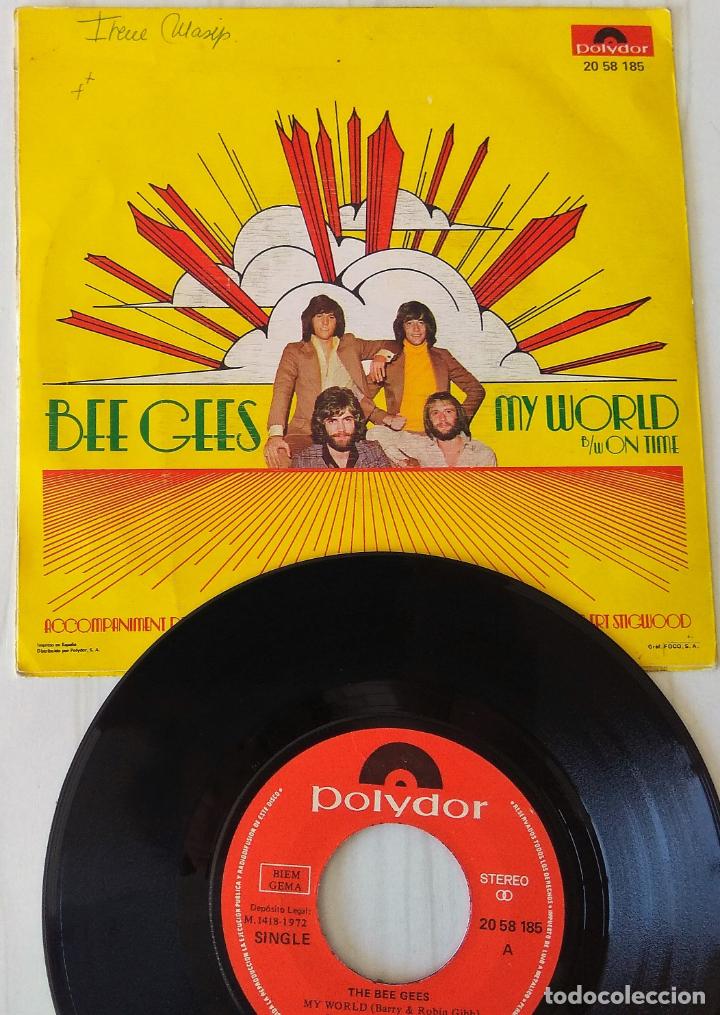 Discos de vinilo: BEE GEES - MY WORLD POLYDOR - 1972 - Foto 2