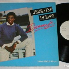 Discos de vinilo: JERMAINE JACKSON SPAIN MAXI SINGLE 1984 DYNAMITE ELECTRONIC SYNTH DISCO POP ARISTA PROMOCIONAL MIRA