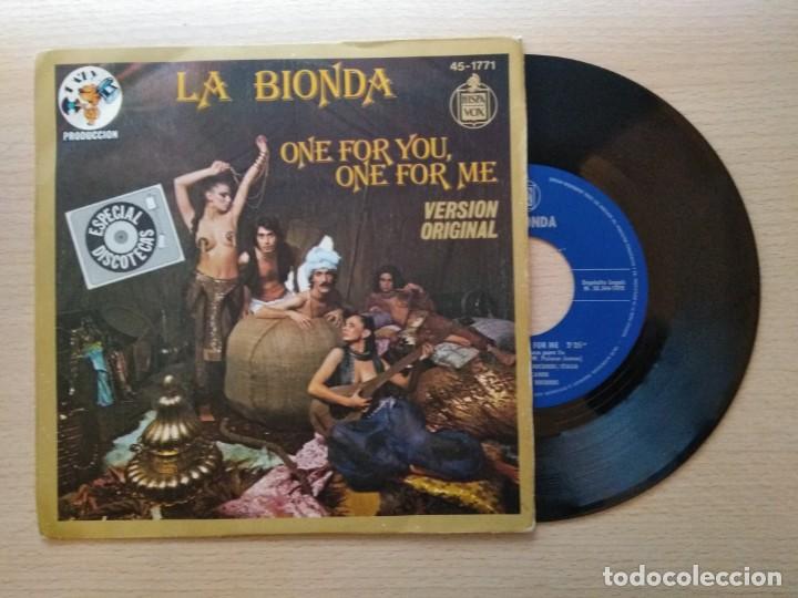 Discos de vinilo: LA BIONDA - ONE FOR YOU, ONE FOR ME - Foto 1