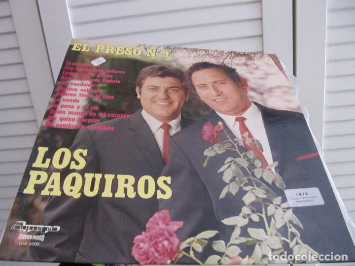 Discos de vinilo: Los Paquiros - El Preso N&ordm; 9 - Foto 1