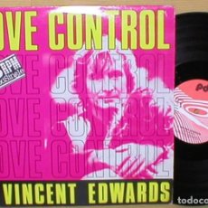 Discos de vinilo: J. VINCENT EDWARDS SPAIN MAXI SINGLE LOVE CONTROL 1986 ELECTRONIC ITALO DISCO POP BUEN ESTADO !!. Lote 201614070