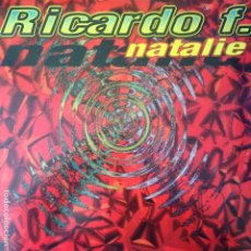 Discos de vinilo: RICARDO F - NATALIE - PRODUCCIONES MÁS VOLUMEN 1995 - MAKINA. Lote 201643511
