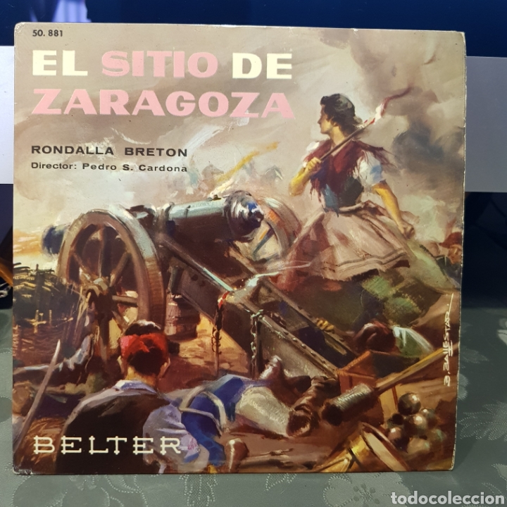 Discos de vinilo: 3 singles EL SITIO DE ZARAGOZA. Emi/Belter/Ekipo. - Foto 1