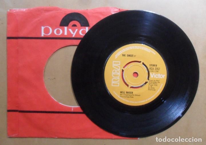 Discos de vinilo: Single - THE SWEET - A: HELL RAISER - B: BURNING - RCA-VICTOR - 1973 - Foto 1