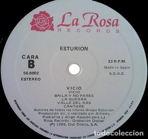 Discos de vinilo: Esturion - Vicio - Foto 3