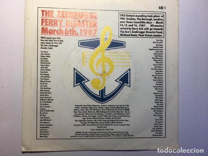 Discos de vinilo: SINGLE LET IT BE - THE SUN FERRY AID - Foto 2