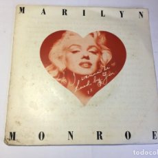 Discos de vinilo: SINGLE MARILYN MONROE - I WANNA BE LOVED BY YOU - RUNNING WILD - I'M THRU WITH LOVE