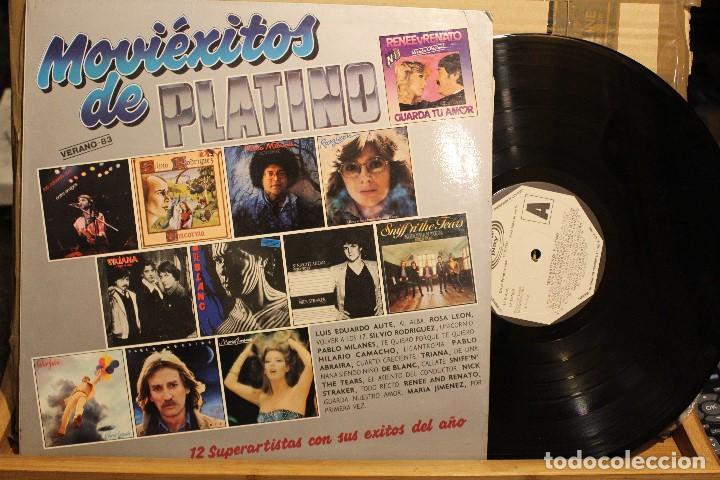 Disques de vinyle: MOVIEXITOS DE PLATINO VERANO 83 / 1983 MOVIEPLAY POMOCIONAL AUTE MILANES RODRIGUEZ LEON TRIANA BLANC