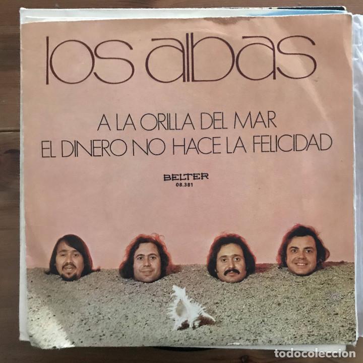 Discos de vinilo: ALBAS - A LA ORILLA DEL MAR - SINGLE BELTER 1974 - Foto 1