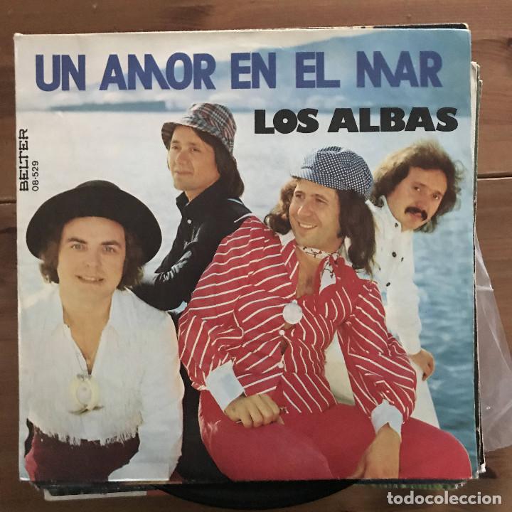 Discos de vinilo: ALBAS - UN AMOR EN EL MAR - SINGLE BELTER 1975 - Foto 1