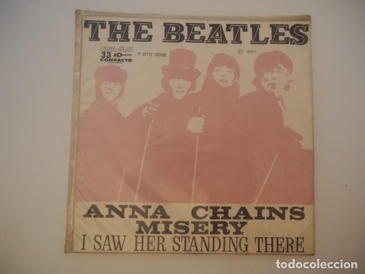 Discos de vinilo: BEATLES. EP Anna + 3 (Odeon, 33 compacto, 1967. Edici&oacute;n Brasil - Foto 1
