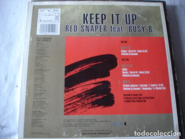 Discos de vinilo: Red Snaper Feat. Busy B.   Keep It Up - Foto 2