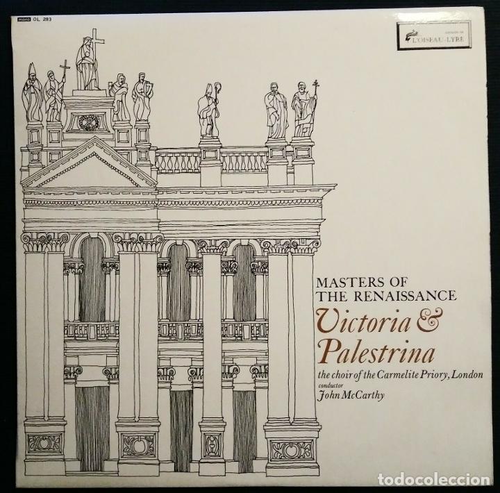 Disques de vinyle: VICTORIA & PALESTRINA : THE CHOIR OF THE CARMELITE PRIORY - LP VINYL 1965