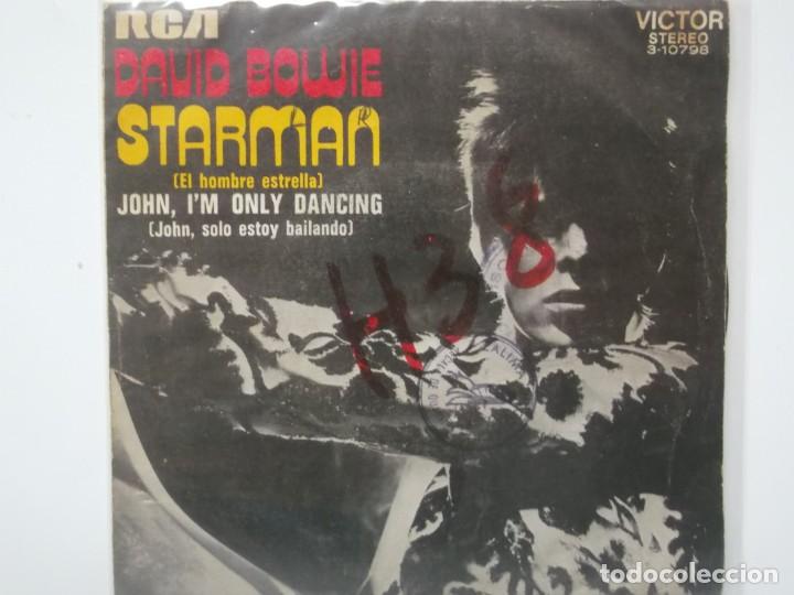 Discos de vinilo: DAVID BOWIE-STARMAN-EL HOMBRE ESTRELLA-ORIGINAL ESPA&Ntilde;OL