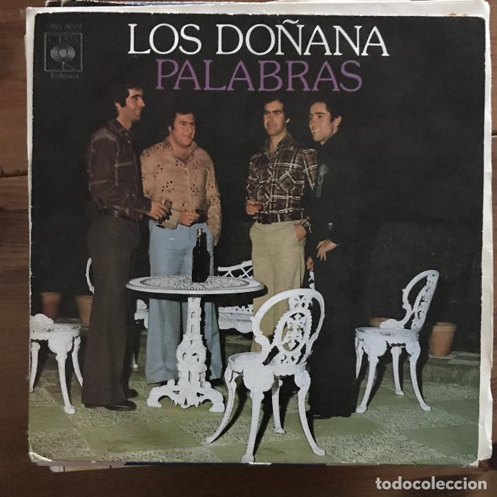 Discos de vinilo: LOS DO&Ntilde;ANA - PALABRAS - SINGLE CBS 1975 - Foto 1