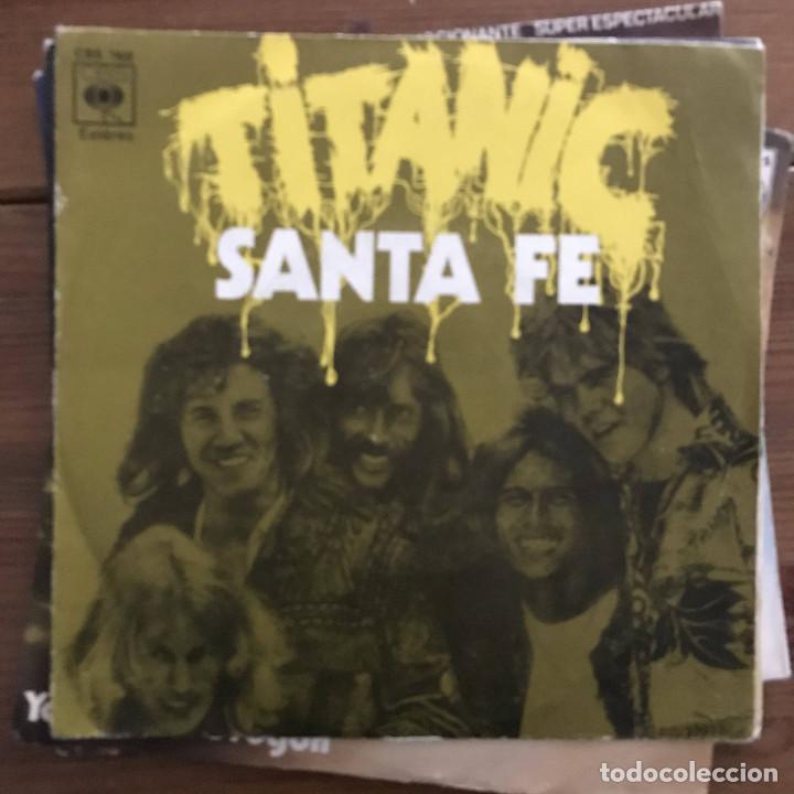 Discos de vinilo: TITANIC - SANTA FE - SINGLE CBS SPAIN 1971 - Foto 1