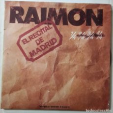 Discos de vinilo: RAIMON ‎– EL RECITAL DE MADRID