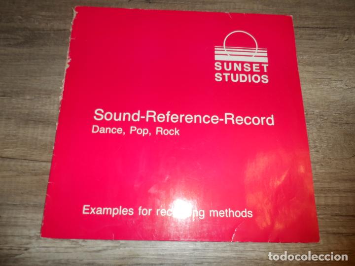 Discos de vinilo: SUNSET STUDIOS - SOUND REFERENCE RECORD (RECOPILATORIO) - Foto 1