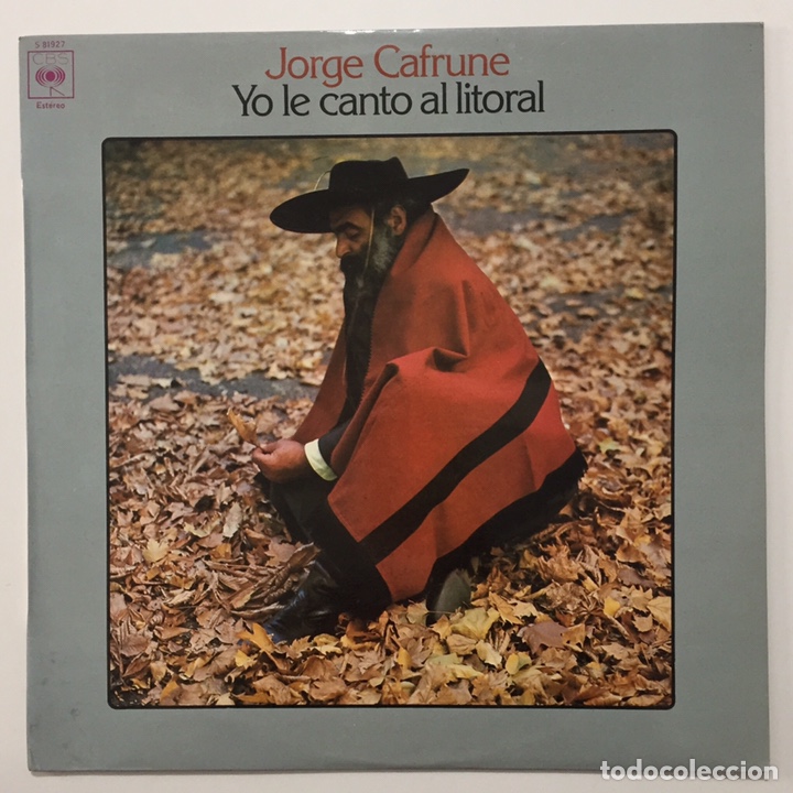 Discos de vinilo: LP JORGE CAFRUNE - YO LE CANTO AL LITORAL - Foto 1