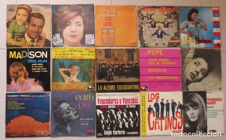 Discos de vinilo: LOTE DE 15 SINGLE VARIADOS A&Ntilde;OS 60 - Foto 1