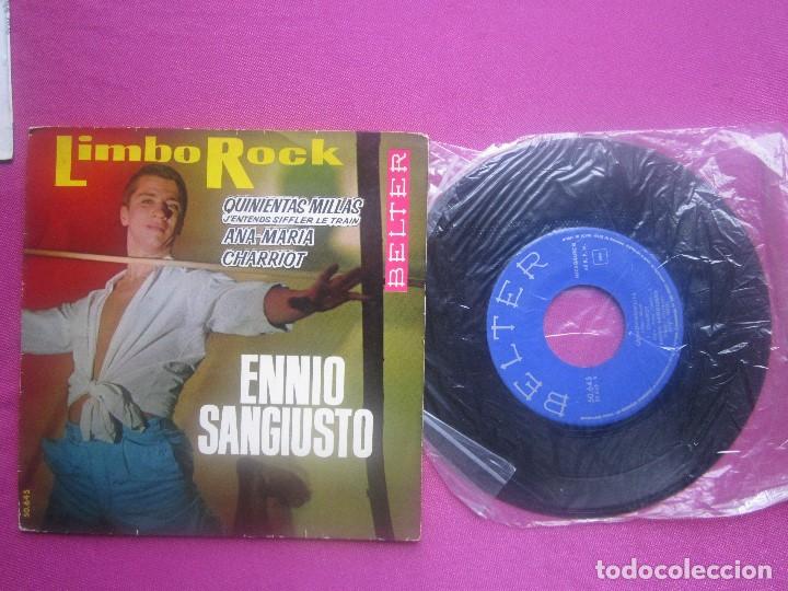 Discos de vinilo: ENNIO SANGIUSTO. LIMBO ROCK SINGLE - Foto 1
