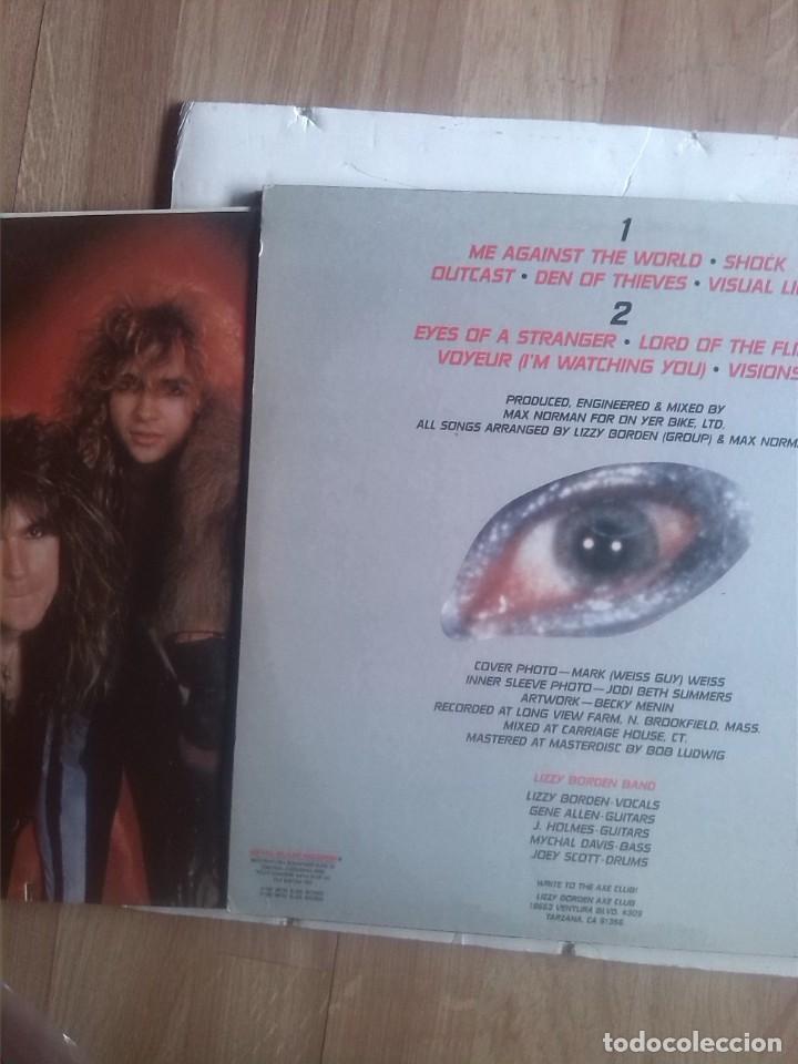 Discos de vinilo: LIZZY BORDEN - VISUAL LIES - Foto 2