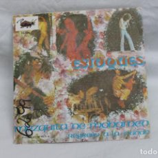 Discos de vinilo: ESTOQUES, SINGLE MEZQUITA DE MOHAMED / REGRESO A LA CIUDAD, ZAFIRO