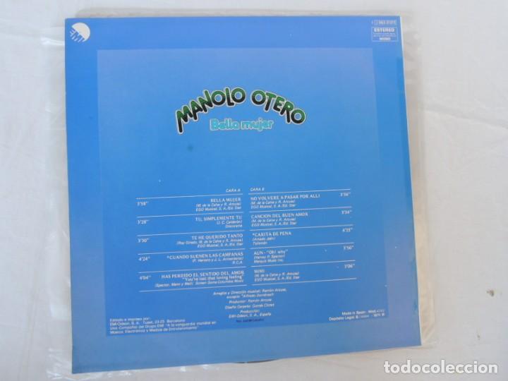 Discos de vinilo: MANOLO OTERO - BELLA MUJER - EMI ODEON - 1976 - Foto 8