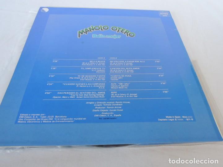 Discos de vinilo: MANOLO OTERO - BELLA MUJER - EMI ODEON - 1976 - Foto 9