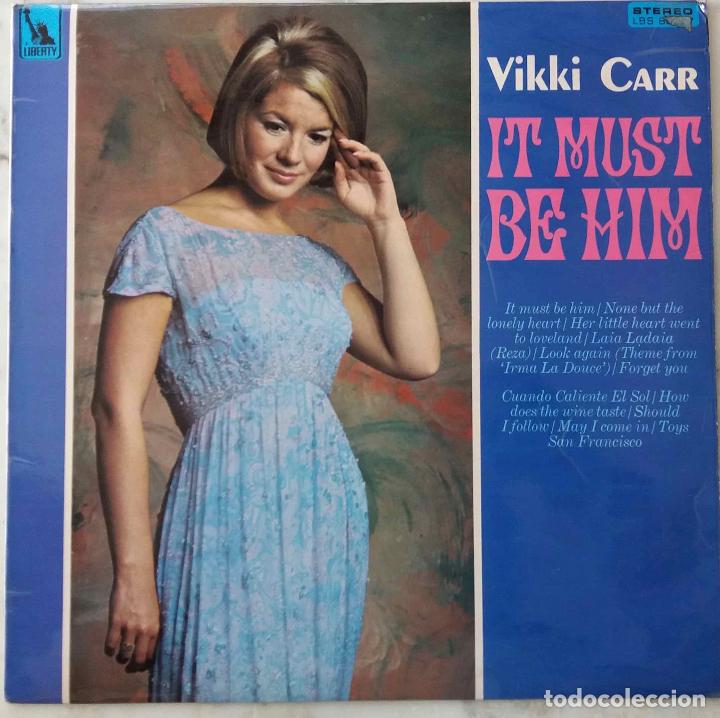 Discos de vinilo: VIKKI CARR, IT MUST BE HIM. LP ORIGINAL UK LIBERTY - Foto 1