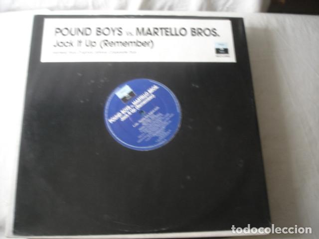 Discos de vinilo: Pound Boys vs. Martello Bros   Jack It Up (Remember) - Foto 1