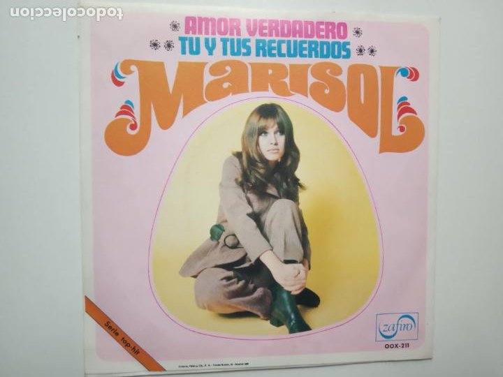 Discos de vinilo: MARISOL- AMOR VERDADERO - SINGLE 1969. - Foto 2 - 201909165