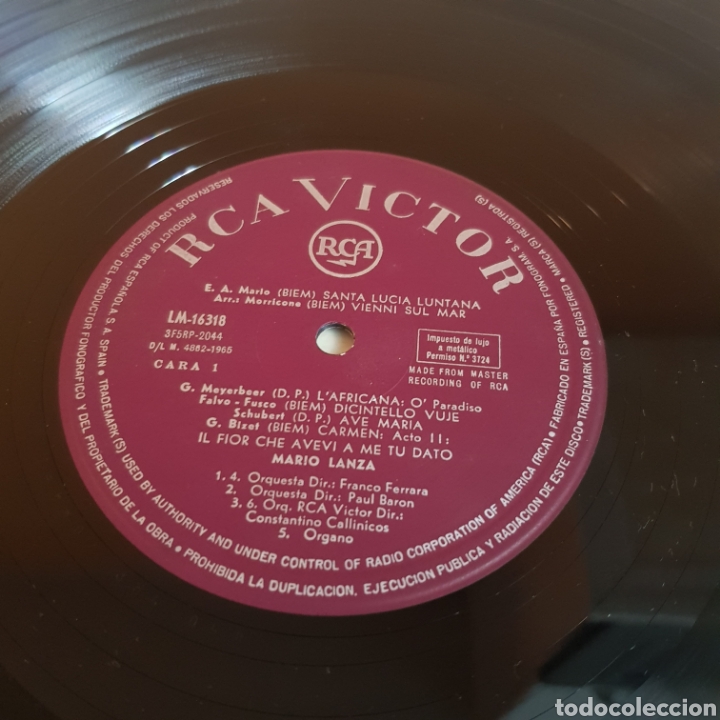 Discos de vinilo: MARIO LANZA - Foto 3