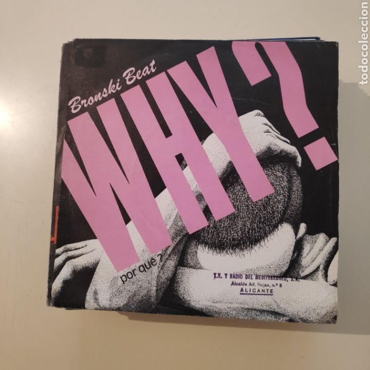 Discos de vinilo: NT BRONSKI BEAT - WHY? 1984 SPAIN SINGLE VINILO - Foto 1