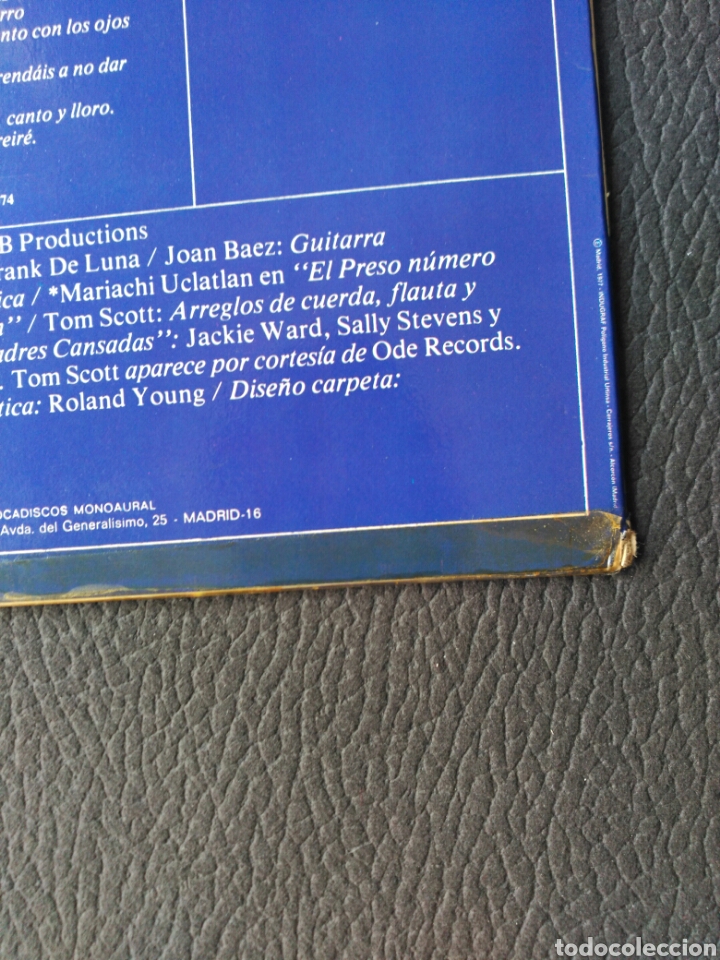 Discos de vinilo: JOAN BAEZ DISCO LP VINILO - Foto 4