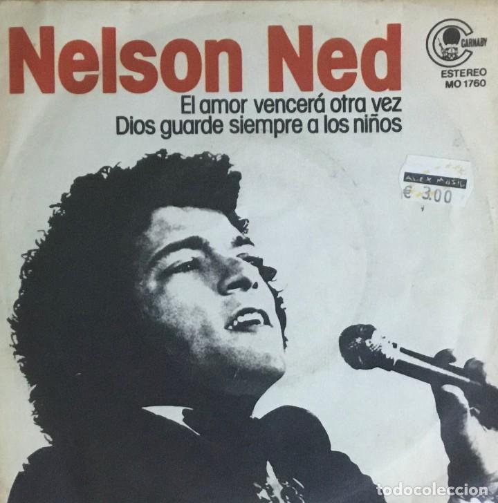 Discos de vinilo: NELSON NED - EL AMOR VENCERA OTRA VEZ - Foto 1