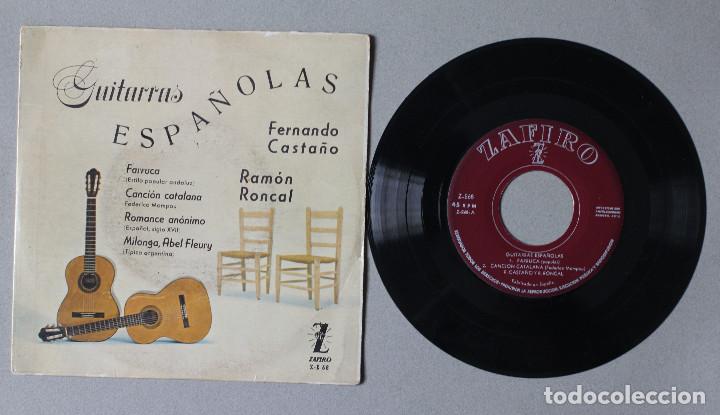 Discos de vinilo: GUITARRAS ESPA&Ntilde;OLAS// FARRUCA+3// EP// ZAFIRO - Foto 3