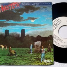 Discos de vinil: MR MISTER - BROKEN WINGS (ALAS ROTAS) / UNIFORM - SINGLE PROMOCIONAL 1983 - RCA. Lote 201956500