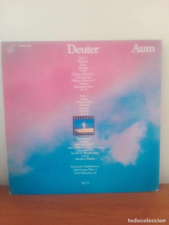 Discos de vinilo: DEUTER   - AUM     -EDICION ALEMANA 1972 - Foto 2