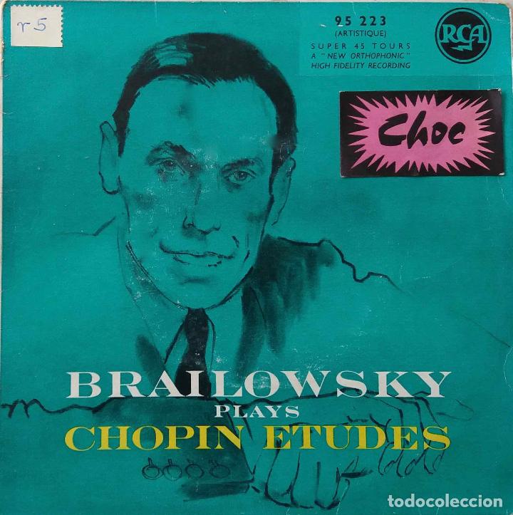 Dischi in vinile: BRAILOWSKY. PLAYS CHOPIN ETUDES. EP ESPA&Ntilde;A