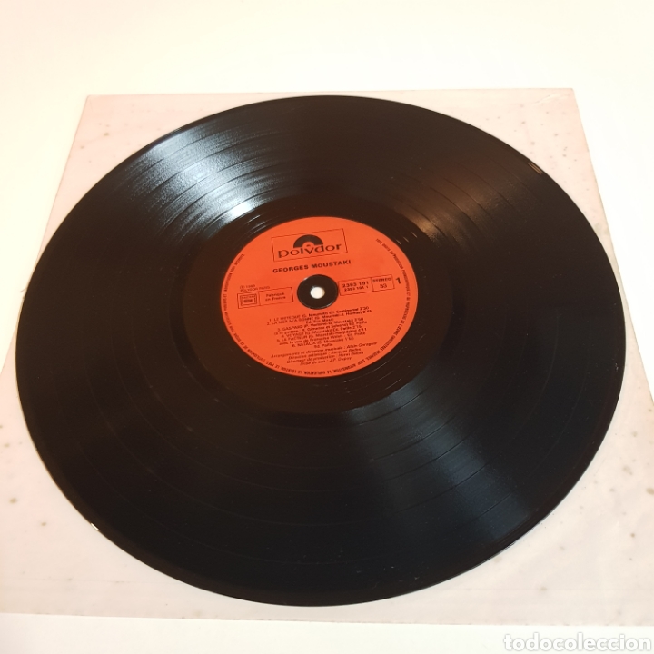 Discos de vinilo: GEORGE MOUSTAKI 1969 POLYDOR EDICION FRANCESA - Foto 4