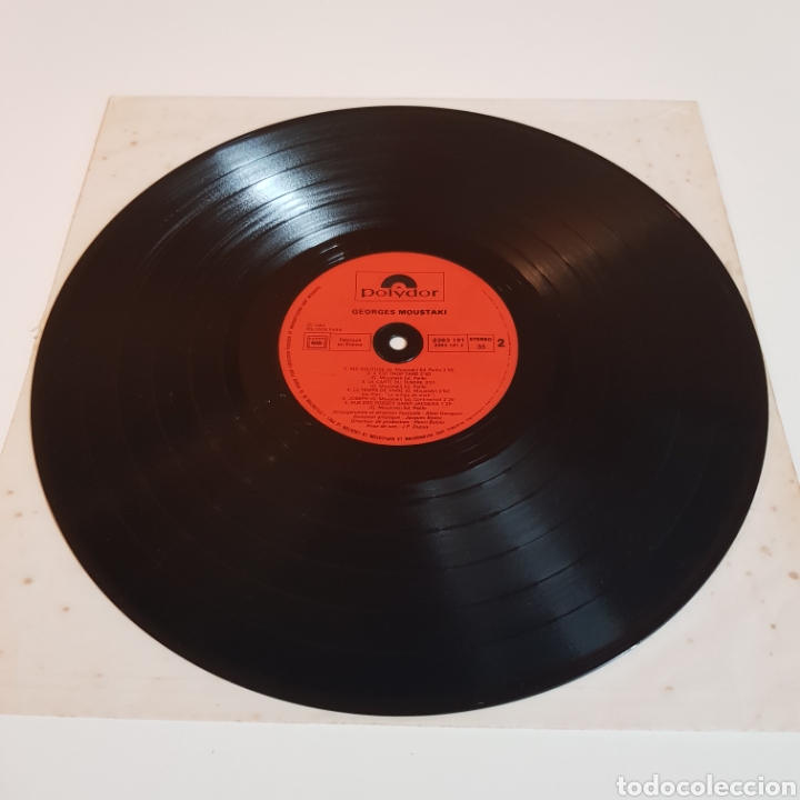 Discos de vinilo: GEORGE MOUSTAKI 1969 POLYDOR EDICION FRANCESA - Foto 5
